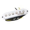 Бридж для гитары Wilkinson Vintage Tone Alnico V, звукосниматель в стиле Stratocaster, белый.