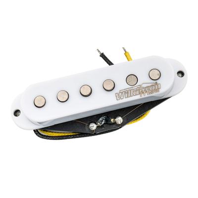 Бридж для гитары Wilkinson Vintage Tone Alnico V, звукосниматель в стиле Stratocaster, белый.