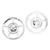 1 Set Motorcycle Skull Speaker Trim Cover for Electra Glides Street Glides Trikes 1996-2013 4-1/2" Grill Covers