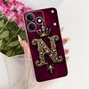 Чехол для Realme Note 80 4G RMX5388 Роскошная Корона Буква Алфавита A Z Мягкий Силиконовый Задний Чехол Для Realme Note 80 2026 Note80 Чехол