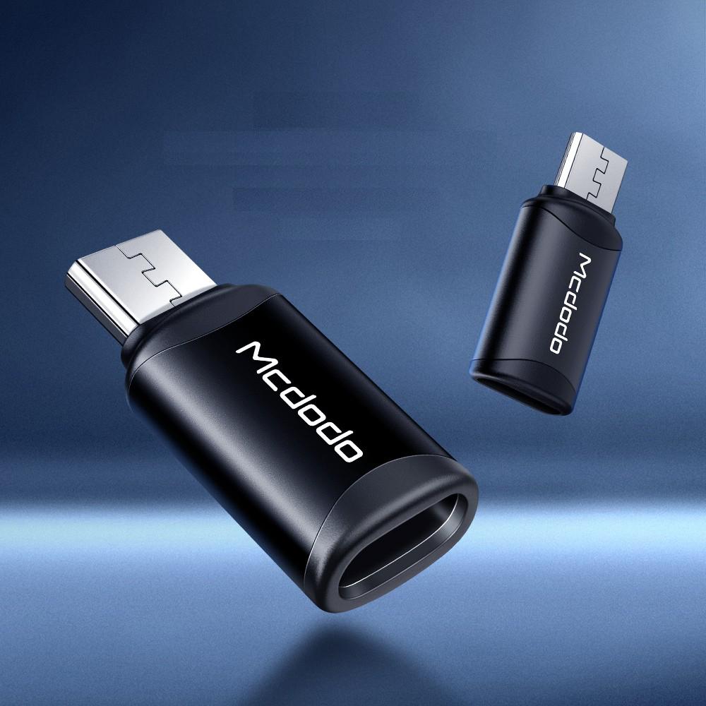Mcdodo Адаптер для телефона USB-C - Micro USB Адаптер Черный Ot-7690