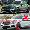 Сплиттер губы переднего бампера для Mercedes Benz C Class W205 C205 S205 C160 C180 C200 C260 C300 C350e C450 AMG 2019-2021 Обвес