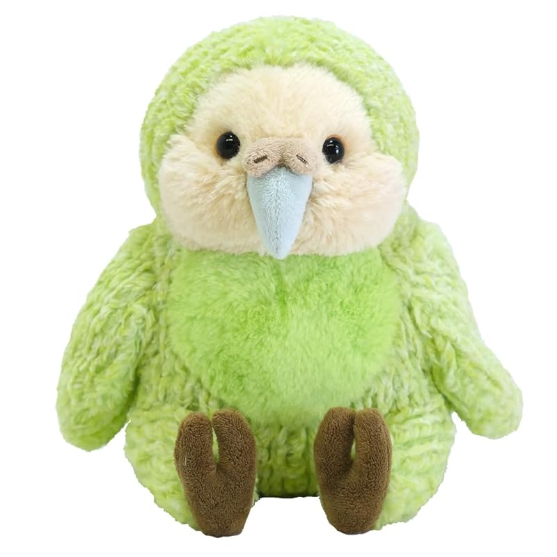 Мягкая игрушка SunLemon Fluffies Средний Какапо, 20 x 22 x 20 см, Серия Милые Редкие Животные, P-1073