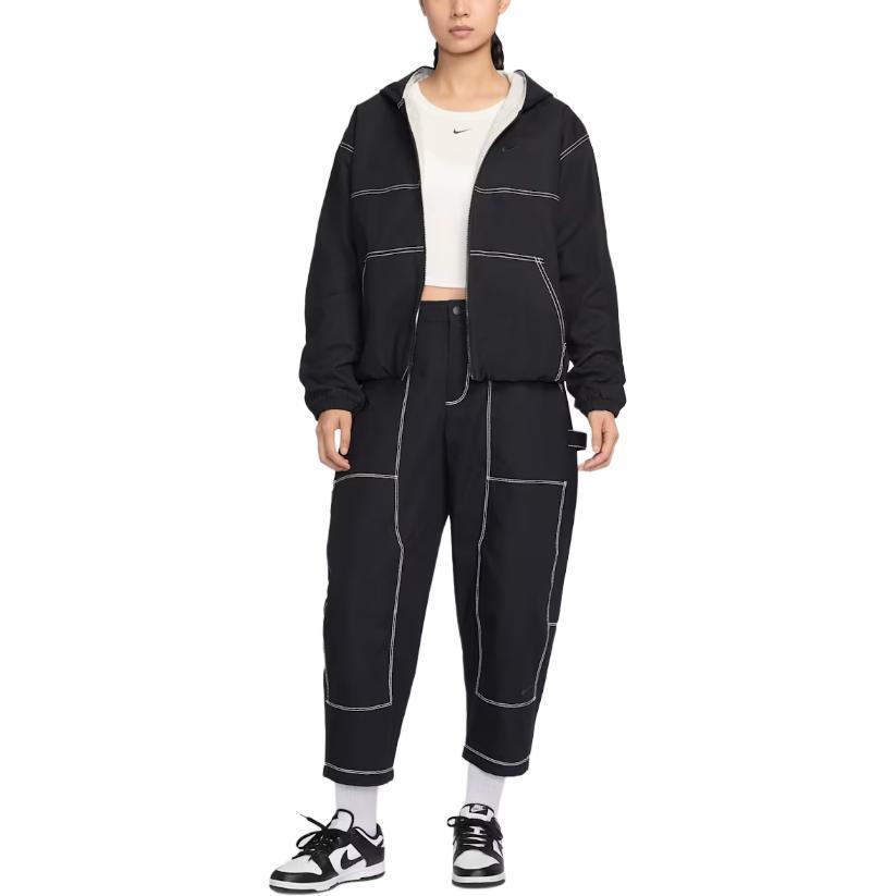 Nike Женские брюки-карго черные умеренные карго IF0312-010