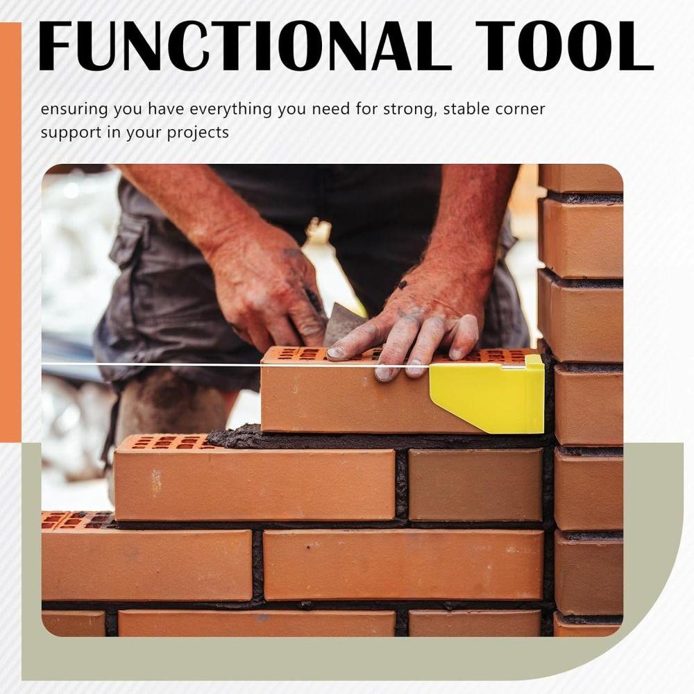 2Pcs Sturdy Builders Line Anchor Plastic Brick Line Anchor Masonry Tool Bricklaying
