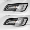 Защитная пленка для фар автомобиля Для Chrysler 300C Pacifica/Grand Voyager Высокоглянцевая Дымчато-черная Предварительно вырезанная TPU Антицарапающая Виниловый комплект
