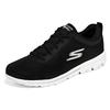Skechers Go Walk Classic Сетчатые Круглый носок На шнуровке Удобные Повседневные Низкие Кроссовки Мужские Черный 216457-BKW