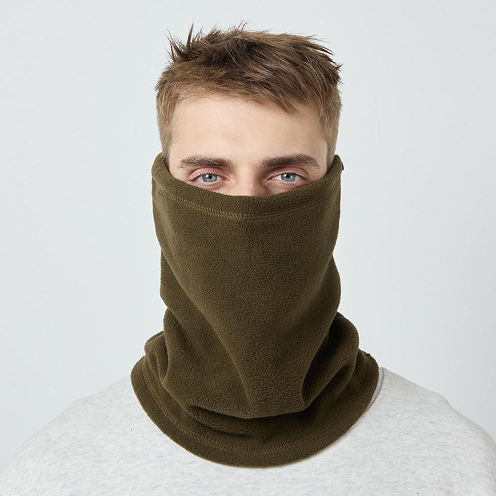 Плюшевая маска для лица на мотоцикл, круглая повязка на шею, шарф-снуд из флиса для улицы, зимняя езда