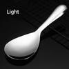 1/2Pcs Rice Spoon 304 Stainless Steel Non Stick Thick Home Soup Rice Spoon Kitchen Seasoning Spoon Hotel Restaurant Tableware