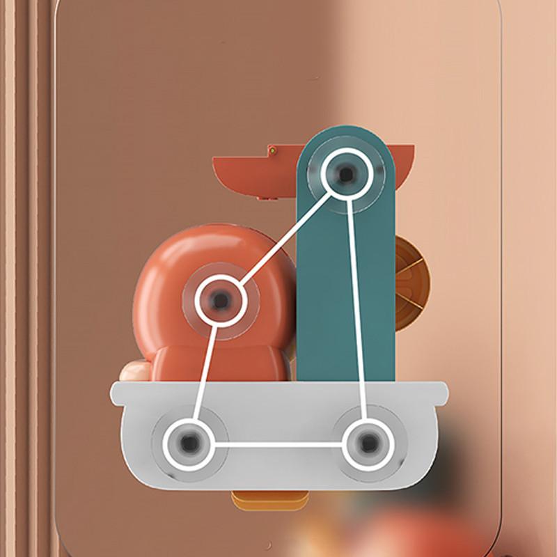 Лев Спиннер с пузырями на присоске Игрушка для купания малыша Водный спрей Детская игра для душа