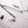 Deli 8604 Engineering Student Compass Set: Metal Texture Drafting and Design Ruler Tool