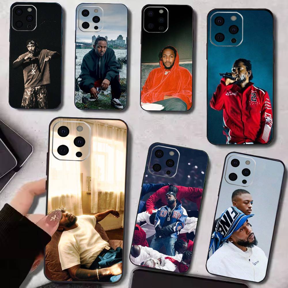 Чехол для телефона рэпера K-Kendrick Lamar для iPhone 17,16,15,14,13,12,11 Plus,Pro Max,XS, Мягкий силиконовый черный чехол