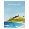 Henry Rivers Northumberland, Bamburgh Castle Canvas Print