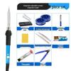 Adjustable 60W Electric Soldering and Pyrography Iron Set for Repair and Welding