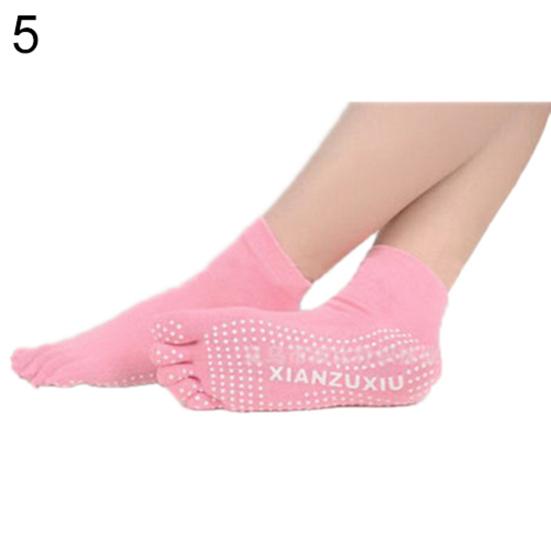 Women 5 Toes Yoga Gym Dance Sport Exercise Non Slip Massage Fitness Warm Socks