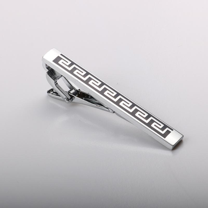 Зажим для галстука Матовый Зажим для воротника Мужской Формальный Деловой Золотой Серебристый Металлический зажим высокого класса