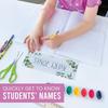 25 Pieces/set, Bohemian Style, Name Label, Suitable for Classroom Cubicle Desks, Name Brand, Classroom Desk Name Label