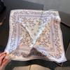 Весенний новый шелковый маленький квадратный платок женский универсальный модный с принтом бабочки маленький платок темпераментный элегантный шелковый платок