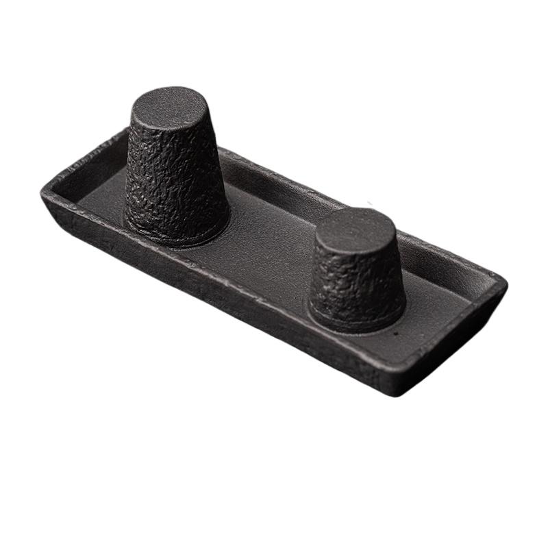 Грубая керамическая сушилка для горшков, держатель для крышек, ретро фиолетово-песочный чайник, подставка для горшка, аксессуары для чайного набора кунг-фу, бытовые