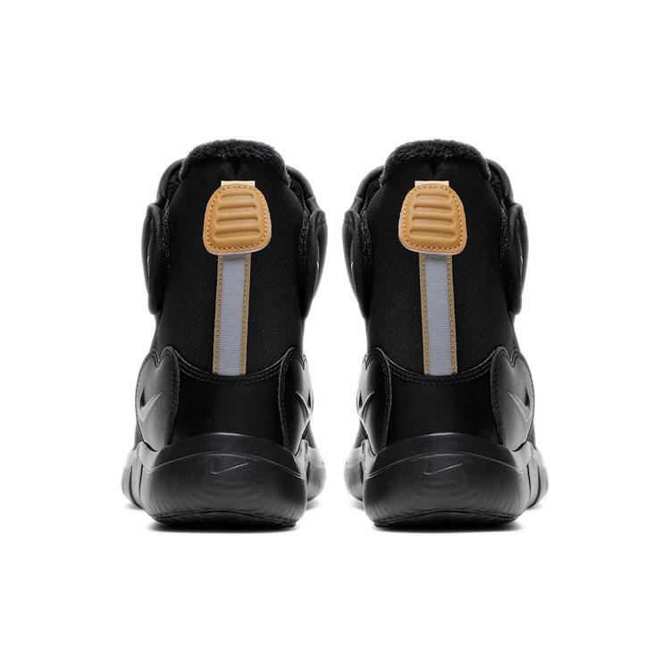 Nike Ботинки для новичков 'Черный/Волчий Серый/Металлический Золотой' GS AV8337-001