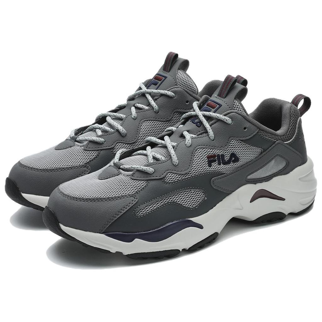 Новые прочные дышащие легкие мужские повседневные кроссовки FILA с низким верхом, серые F12M422113FHQ