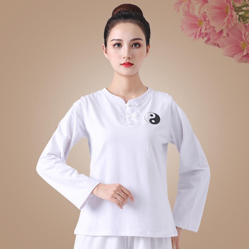 Женская одежда для тайцзи с длинным рукавом, униформа для тайцзи, боевое искусство, ушу, тренировочный костюм, наборы для кунг-фу