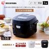 Iris Ohyama Rice 40 Brand Cooking Fire Brown 2020 Cooker, 5.5-cup Capacity, Microcomputer-Controlled, Functions, Extra-Thick Pot, Rice, Model, Black,