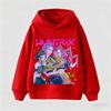 Children's Hoodie Korean KPop Demon Hunter Cartoon Girls Boy Hooded Sweatshirt Warm Children's Wave Fashion Casual Tops