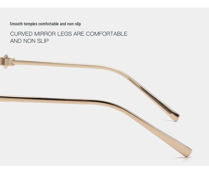 Мужские ретро-солнцезащитные очки Jackson Wang 'Кошачий глаз' - Защита от УФ, Металлическая оправа, Европейский и американский стиль 'Плохого парня'.