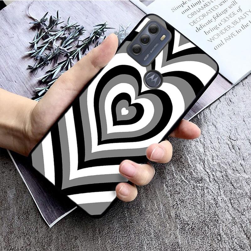 Чехол Latte Love Coffee Heart для Motorola Moto Edge 20 Edge 20 Lite E7 Power E40 E20 One Action G10 G Play G22 G52 G60 E32 G8