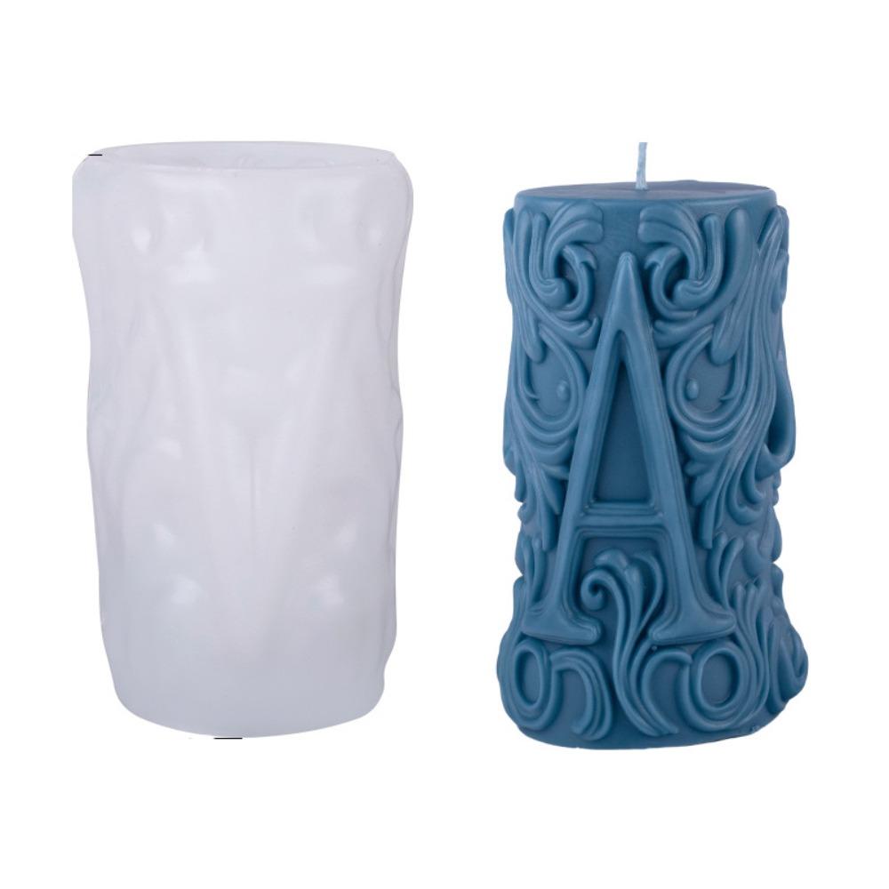Silicone Cylindrical Candle Mold DIY Soap Mould Fragrance Candle Resin Mold  Candle Making