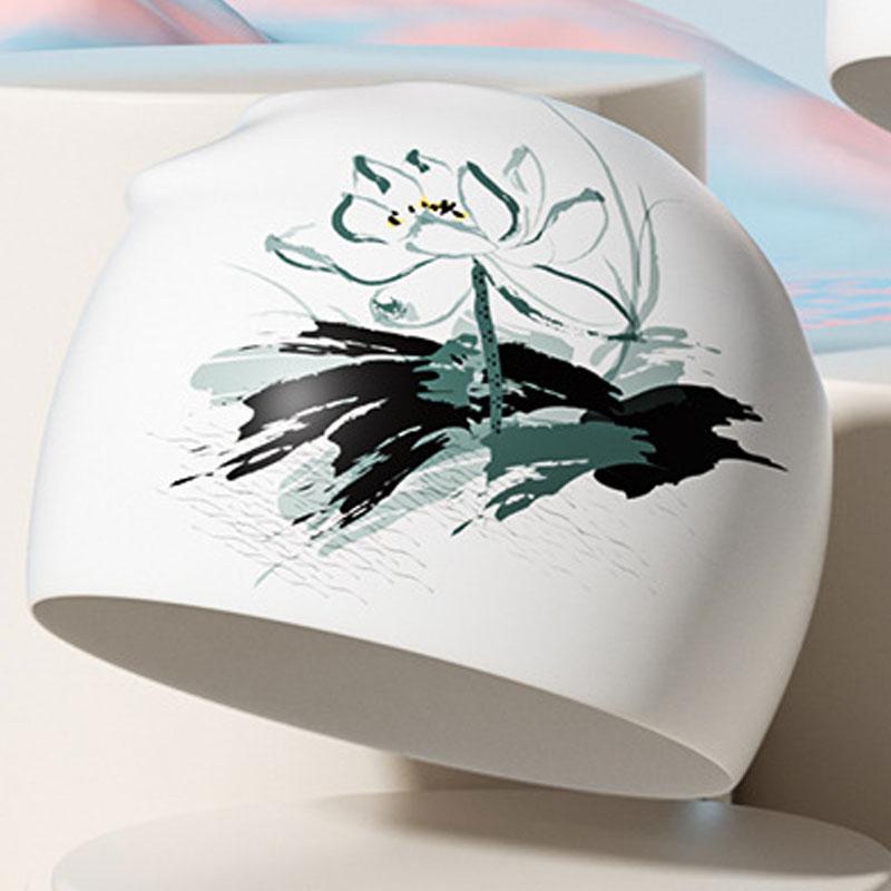 Силиконовые шапочки для плавания, удобная шапочка для купания, шапочка для купания для длинных волос, противоскользящая водонепроницаемая шапочка для плавания, защищающая волосы и уши