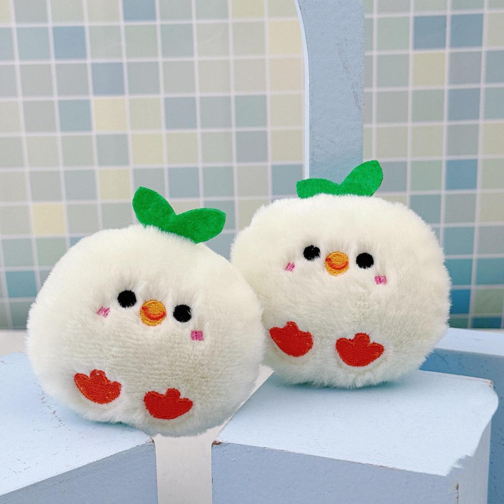 Универсальный плюшевый брелок в виде зеленого листа с цыпленком: Унисекс Шарм, Парная подвеска, Аксессуар для рюкзака, Кукла-цыпленок, Акцент для букета.