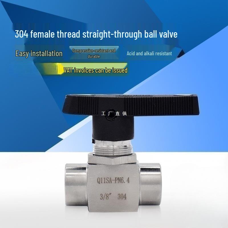 High Pressure 304/316 Stainless Steel Female Thread Ball Valve NPT - Imitation Meigao Straight Through Instrument Panel Type G
