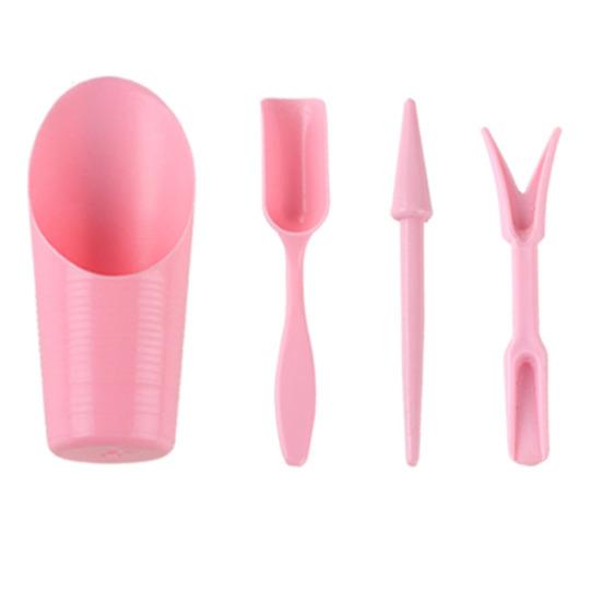 4 шт., набор инструментов для растений, лопата для копания, совок, подъемник, дырокол, сочный садовый набор, синий, розовый, черный, зеленый, легкий посев, инструмент для внесения удобрений в бонсай, подарок «сделай сам»