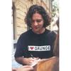 Винтажная футболка I Love Grunge 90-х Музыкальная культура Гранж Как носил Эдди Веддер Унисекс футболка