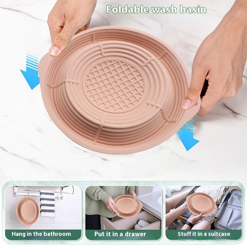 Портативная миска для ледяной ванны для лица для умывания, погружения лица, складной умывальник для ледяных процедур для лица, инструмент для ухода за кожей лица для дома, путешествий