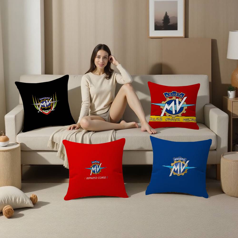 M-Mv A-Agusta Cushion Cover Decorative Pillow Sofa Home Decor Case Pillow Cases