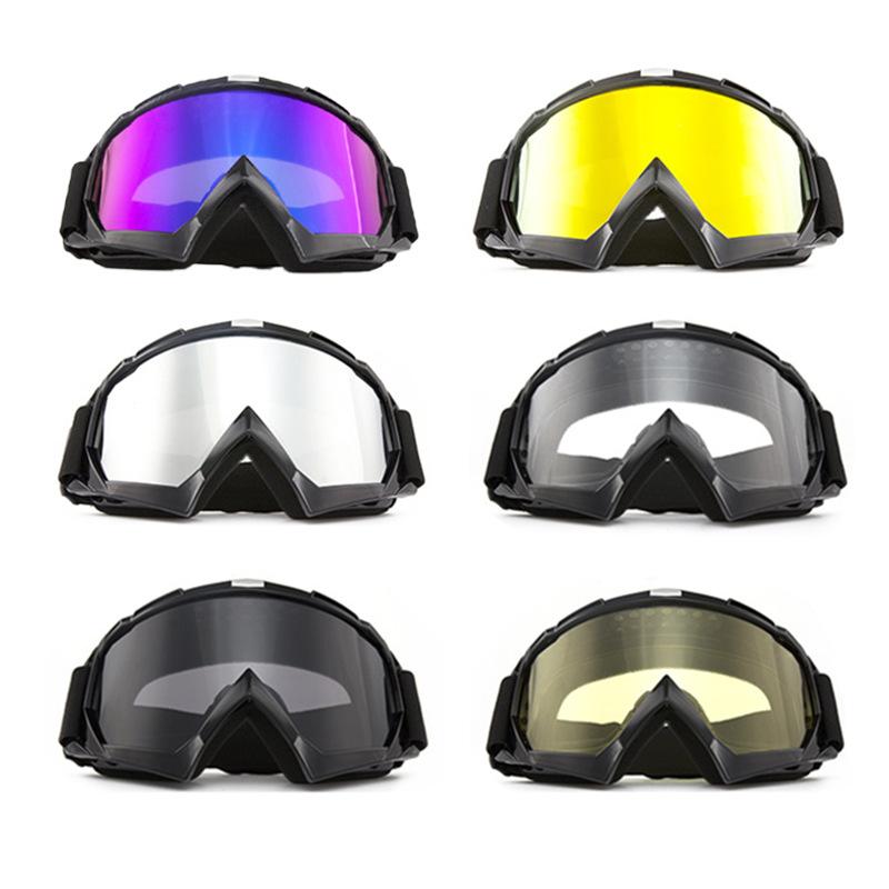 BESTER Motorcycle Off-Road Riding Goggles Windproof Sand/Dustproof PC Material with Windshield One Year Warranty 210x100mm