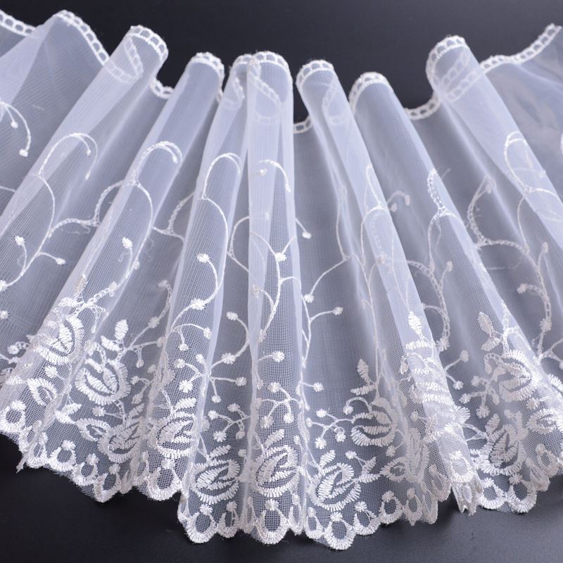 1 м красочная вышивка кружево DIY женское свадебное платье одежда ткань колыбель домашний текстиль отделка дивана шириной 25 см