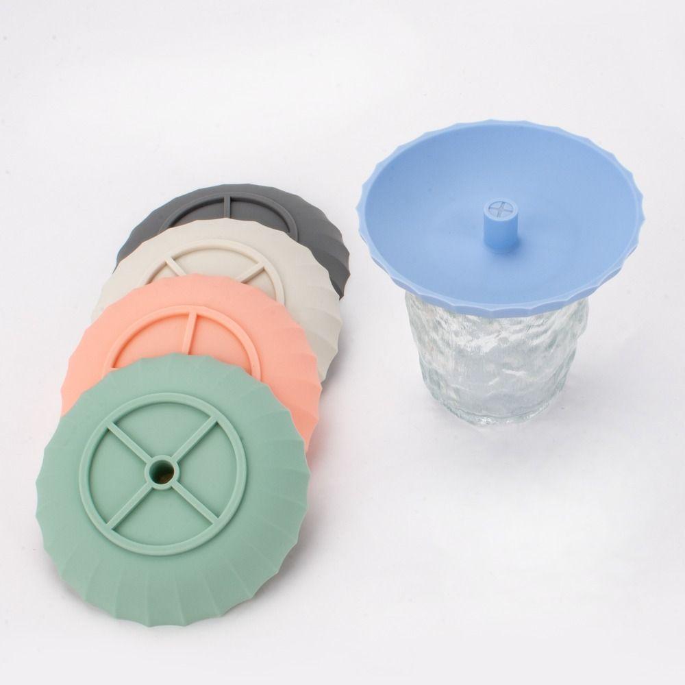 Силиконовый чехол для стакана с трубочкой, защитный чехол от проливания, универсальная крышка для стакана с трубочкой, аксессуары для стакана