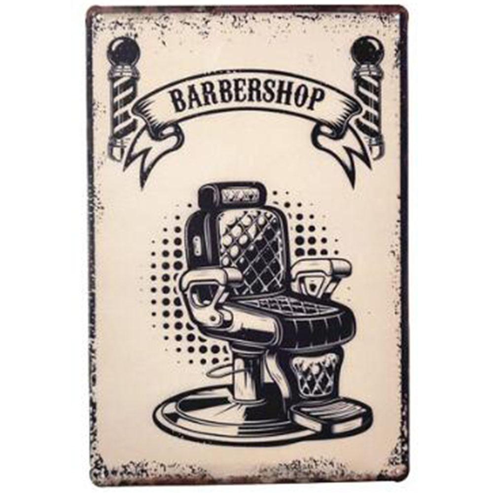 Ретро-постер для парикмахерской, винтажные металлические жестяные вывески, доска для украшения стен парикмахерской, жесть 20x30 см
