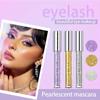 Glitter Mascara Long-Lasting Shimmer Eye Makeup Waterproof Mascara Diamond Mascara for All Skin Types Lengthening and Curling Eye Lash Mascara