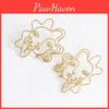 Minimalist Modern Alloy Geometric Face Outline Earrings Accessories Fashionable