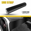 1Pcs Front Car Windshield Sun Visor Vinyl Decal Strip Film Banner Blank Sticker 60*8inch White Black Red Matte Black Accessories