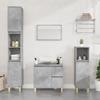 VidaXL Bathroom Cabinet Concrete Grey 30x30x100 Cm 819808