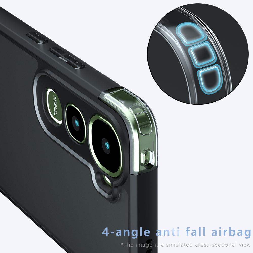 For vivo Y400 4G Case TPU + PC Shockproof Clear Phone Cover