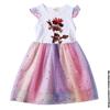 Children Cosplay Costume Trolls 2 Birthday Party Tutu Dress for Girls Sequin Top Pastel Clothing Kids Pink Vestidos 2 To 10 Year