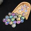 Colorful Electroplated White Rainbow Crystal Ball Perfect For Reiki Healing And Home Decor