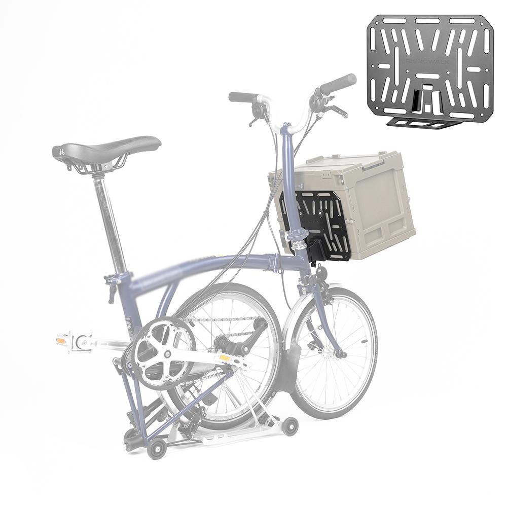 Складной велосипед, передняя стойка для велосипеда, сумка для велосипеда, базовый адаптер, встроенный передний кронштейн из алюминиевого сплава для